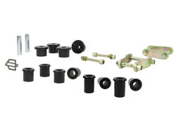 Leaf Spring - Bushing and Greaseable Shackle/Pin Kit WEK116